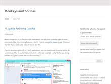Tablet Screenshot of monkeysandgorillas.com